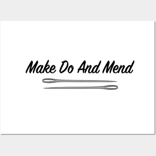 Make Do and Mend Sewing Posters and Art